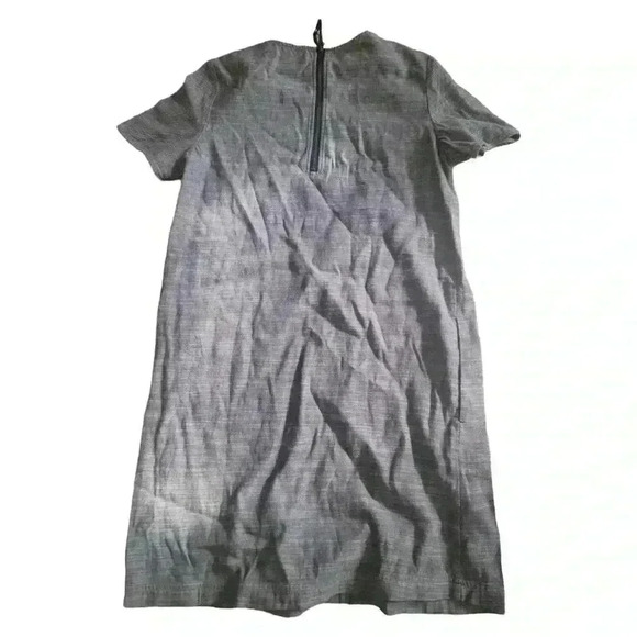 Lilla P Women's Gray Shift Dress Size S Knee Length Short Sleeve - Picture 2 of 3